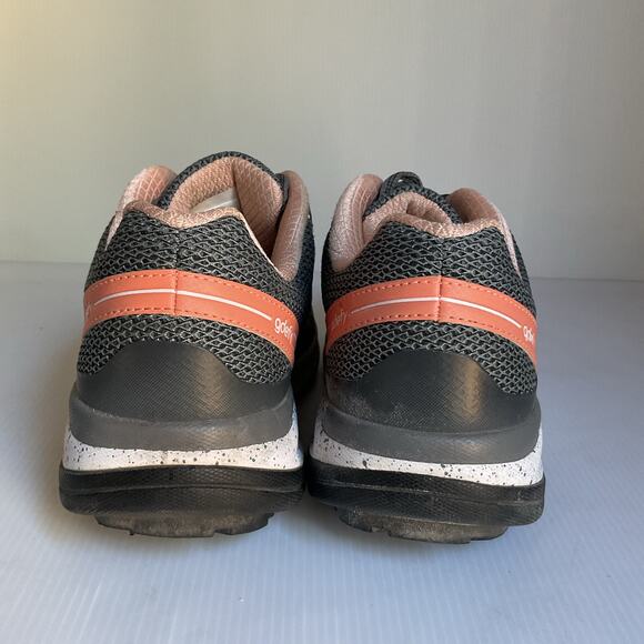 Gdefy Women’s Athletic Walking Shoes Gray Orange Mesh Comfort Sneakers Size ~9 - Picture 6 of 8